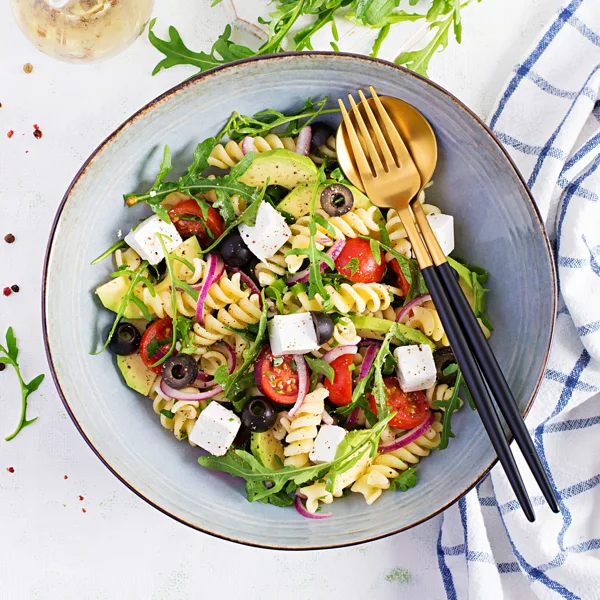 Salade de pâtes à la grecque