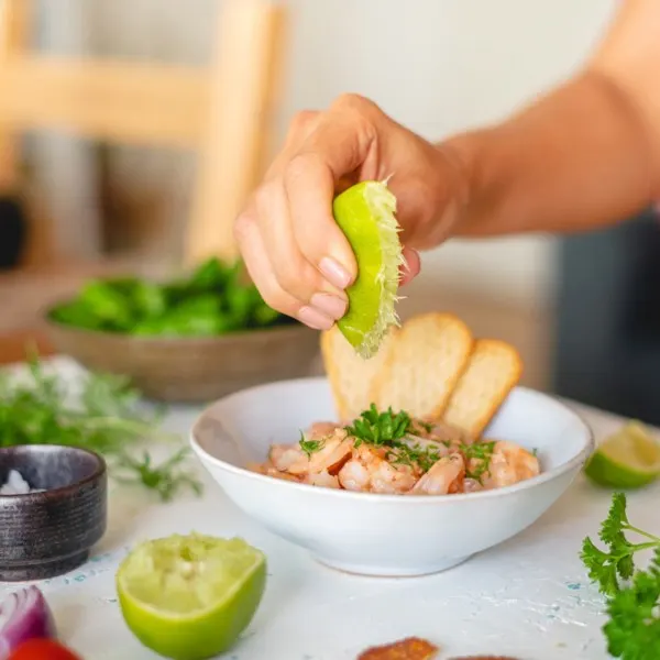 Ceviche de crevettes