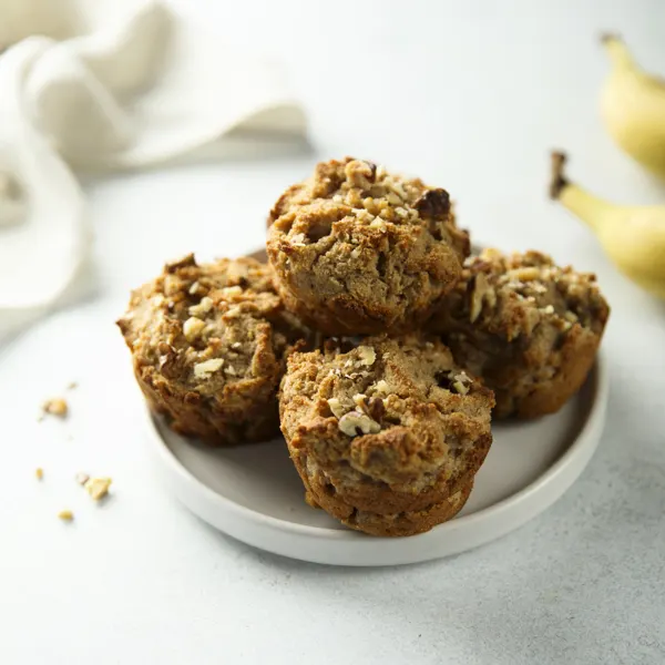 Muffins aux bananes et à l'érable