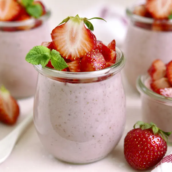 Mousse aux fraises