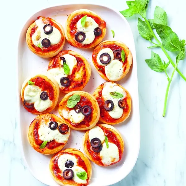 Mini-pizzas au air fryer