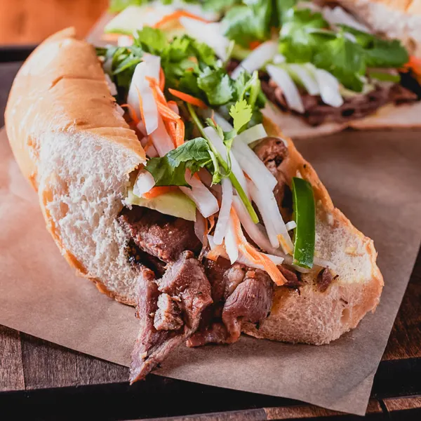 Banh mi au porc char siu