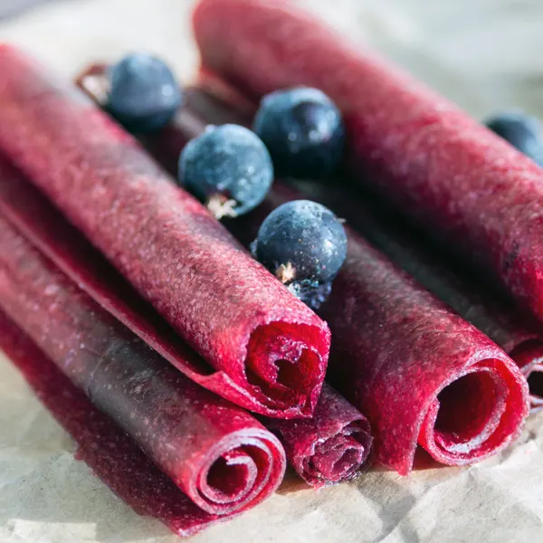 Rouleaux aux fruits maison