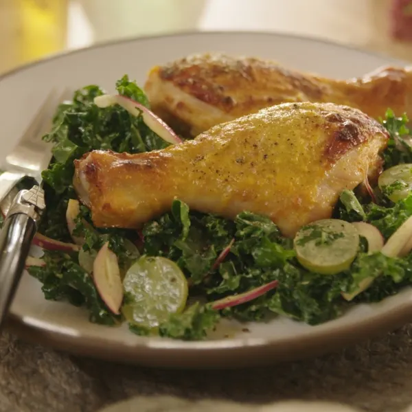 Pilons de poulet yogourt et cari