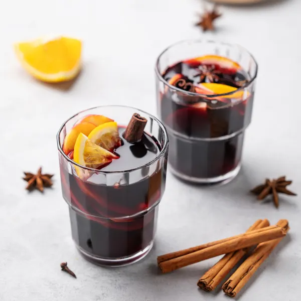 Vin chaud à l'orange