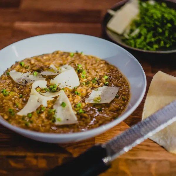 Risotto d'avoine nue à la courge
