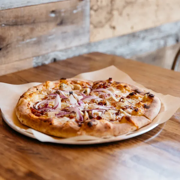 Pizza poulet barbecue