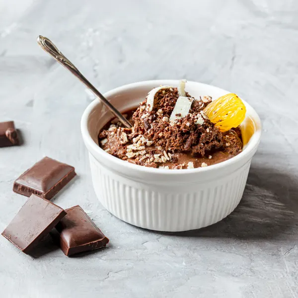 Mousse au chocolat à l'orange