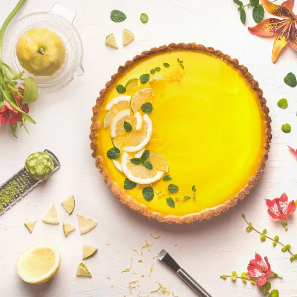 Tarte au citron - Crostata al limone
