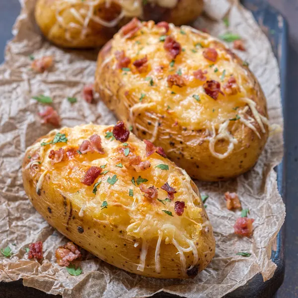 Pommes de terres gratinées au gruyère