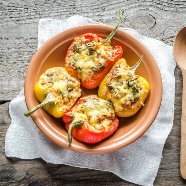Poivrons farcis au veau