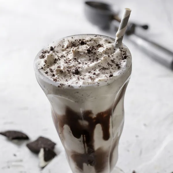 Milkshake aux biscuits Oreo 