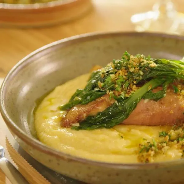 Médaillons de porc en croûte de champignons