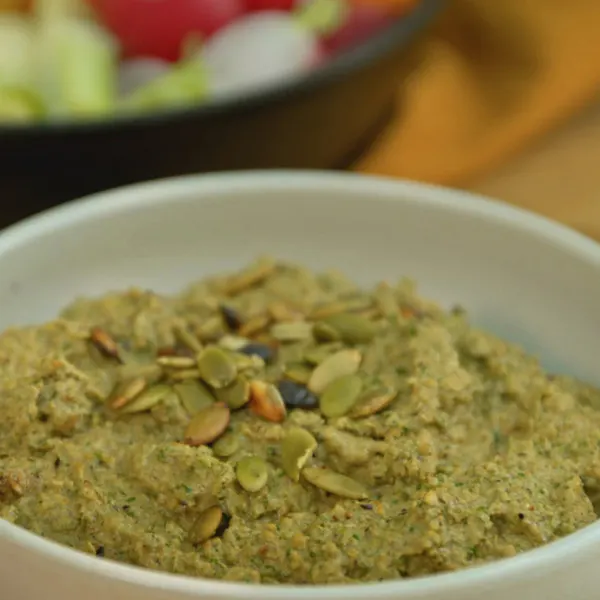 Trempette de graines de citrouille (Sikil pak)