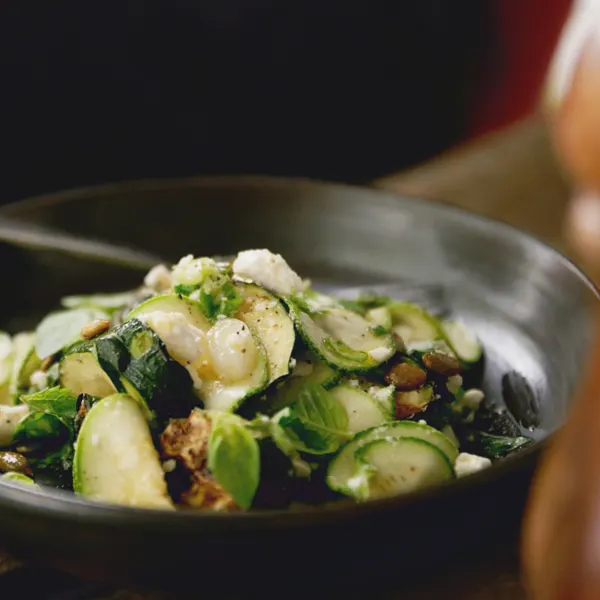 Salade de courgettes grillées