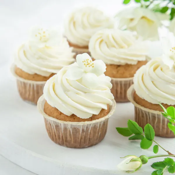 Cupcakes moelleux à la vanille