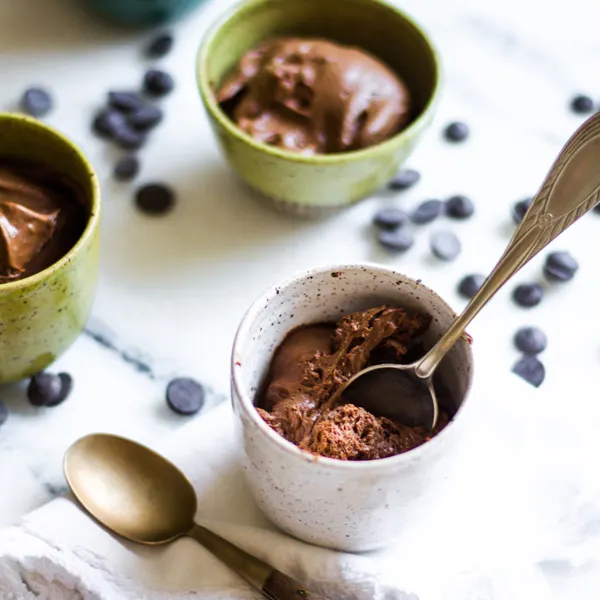 Mousse au chocolat allégée