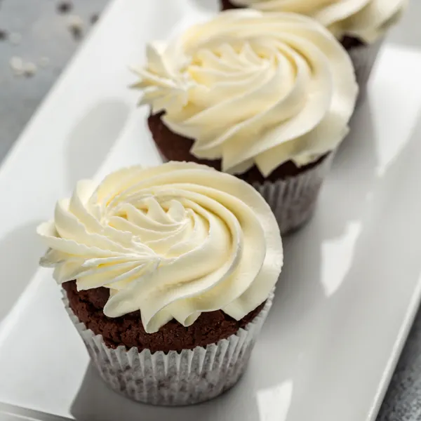 Cupcakes choco-vanille à la mayonnaise