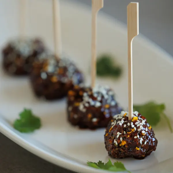Mini boulettes apéro végétariennes