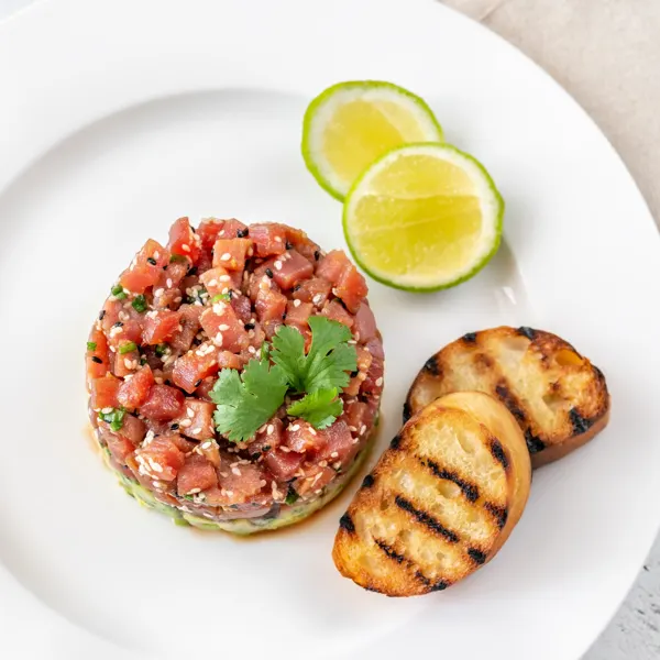 Tartare de thon asiatique