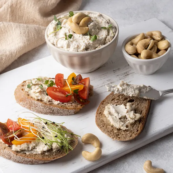 Tartinade crémeuse aux noix de cajou