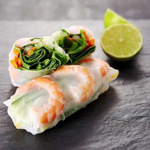 Rouleaux de printemps aux crevettes