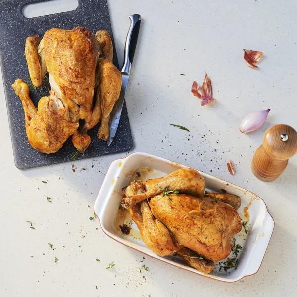 Poulet rôti au paprika et à l'origan