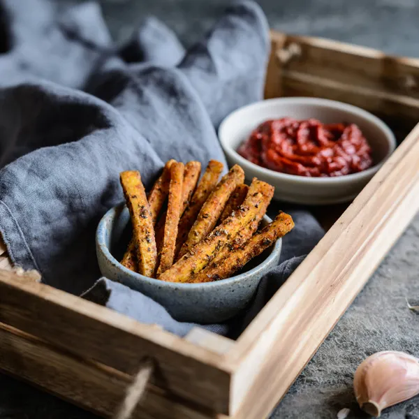 Frites de tofu aux épices cajun