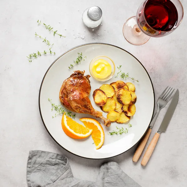 Cuisses de canard confites au four