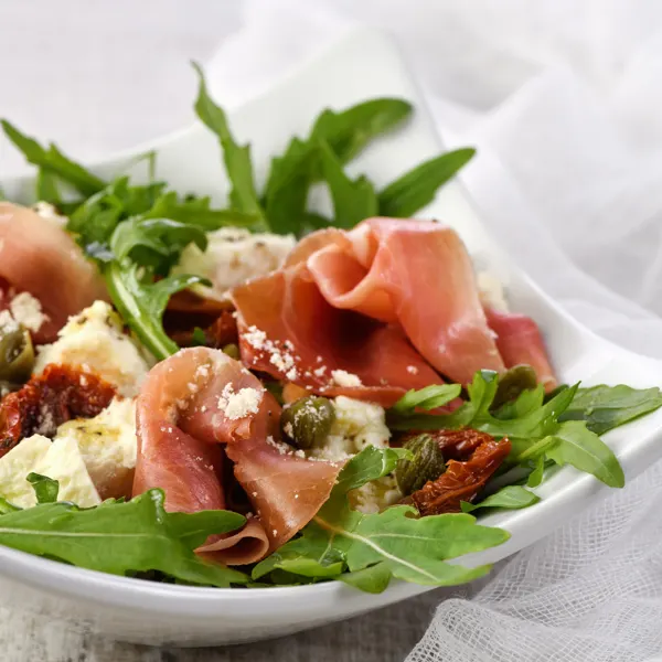 Salade verte et vinaigrette italienne maison