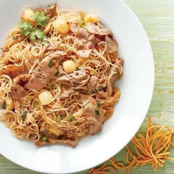 Vermicelles de riz à l'orientale