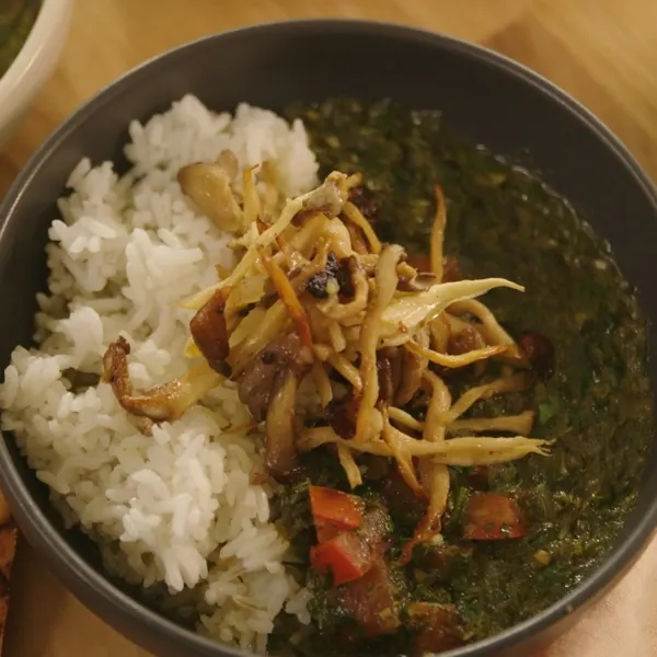 Molokheya aux pleurotes