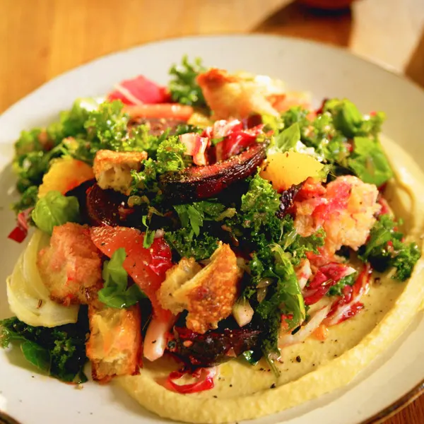 Panzanella aux légumes d’automne