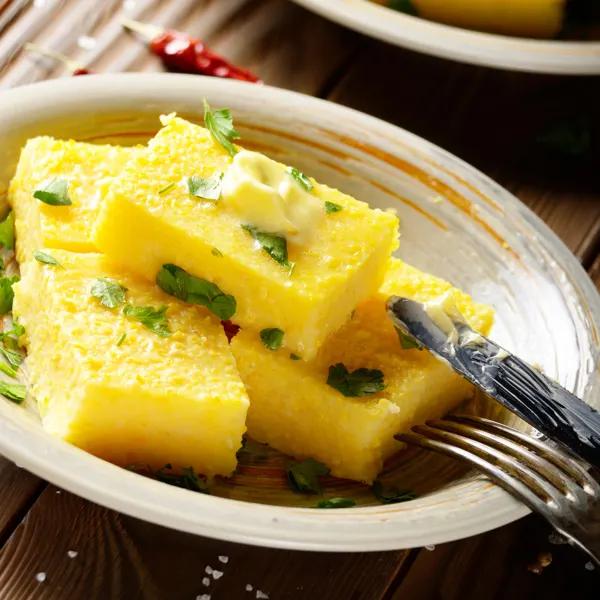 Polenta cuite au four