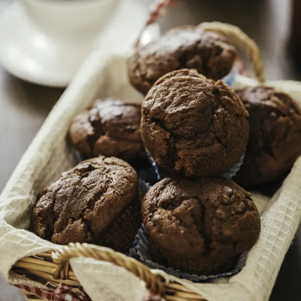 Muffins au chocolat et à la citrouille