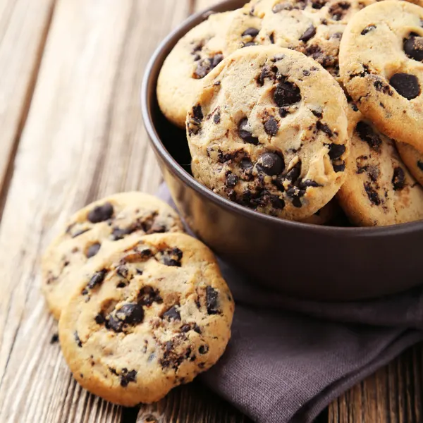 Biscuits véganes aux pépites de chocolat 