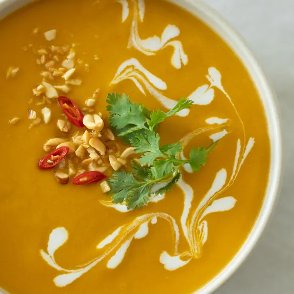 Potage de courge à la thaïlandaise