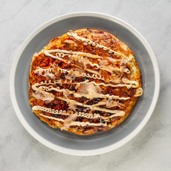 Okonomiyaki vegane (crêpe japonaise aux légumes)