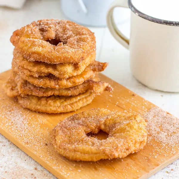 Beignes aux pommes cuits au four