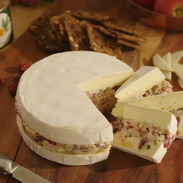 Brie farci pomme et miel