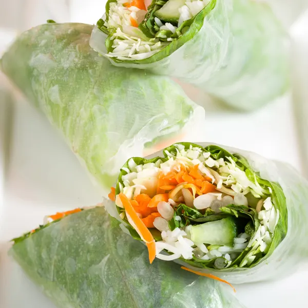 Rouleau de printemps, sauce aigre-douce