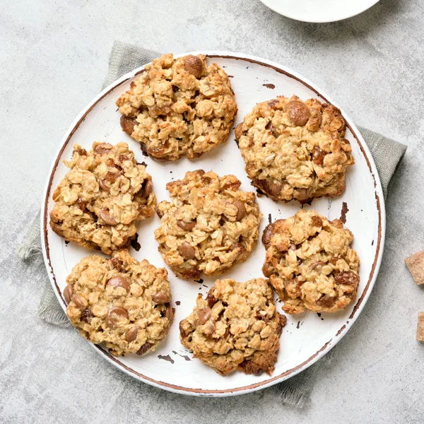 Biscuits aux brisures de chocolat sans gluten