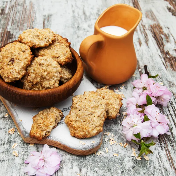 Biscuit-collation pomme et fromage