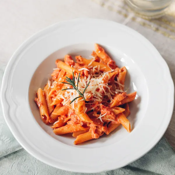 Penne à la Romanoff - Pâtes à la vodka