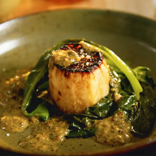Daïkon sauce crémeuse aux algues
