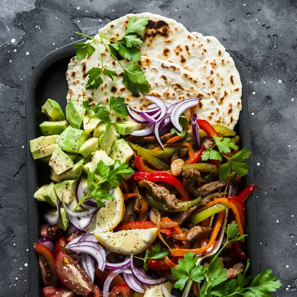 Fajitas au boeuf