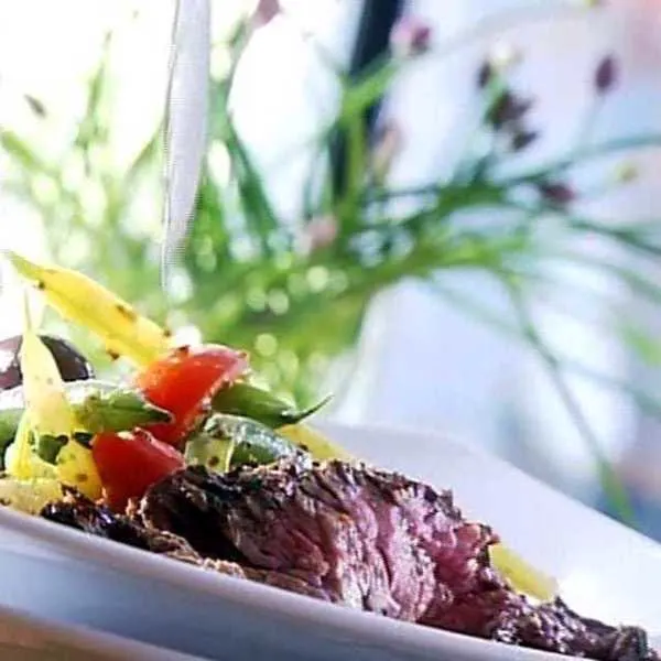 Steak mariné à l'asiatique