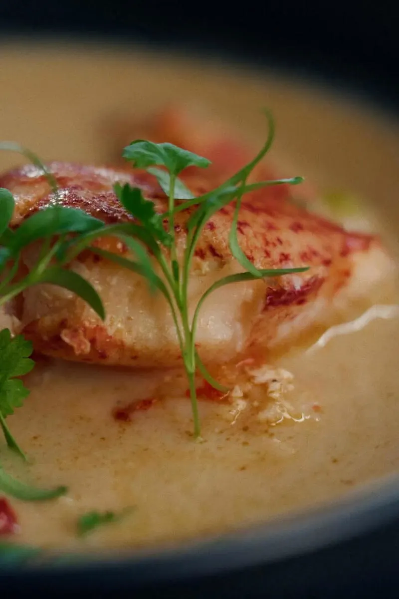 Bisque de homard aux parfums thaï