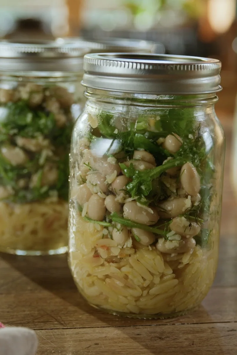 Orzo roquette et citron