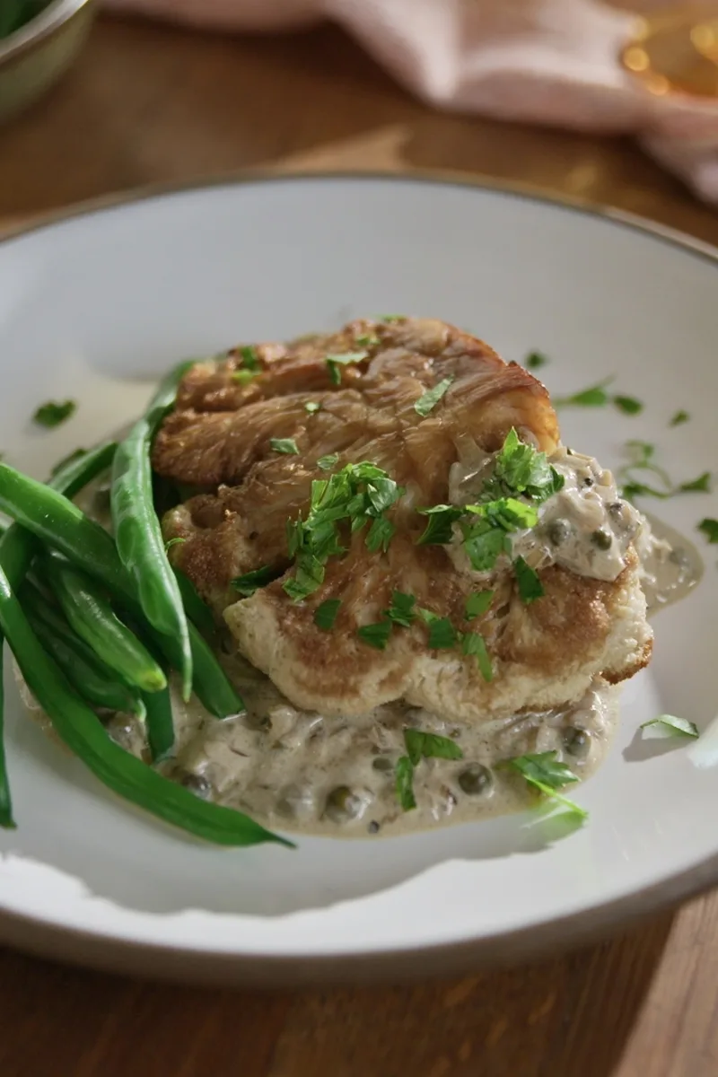 Steaks de champignon aux poivres
